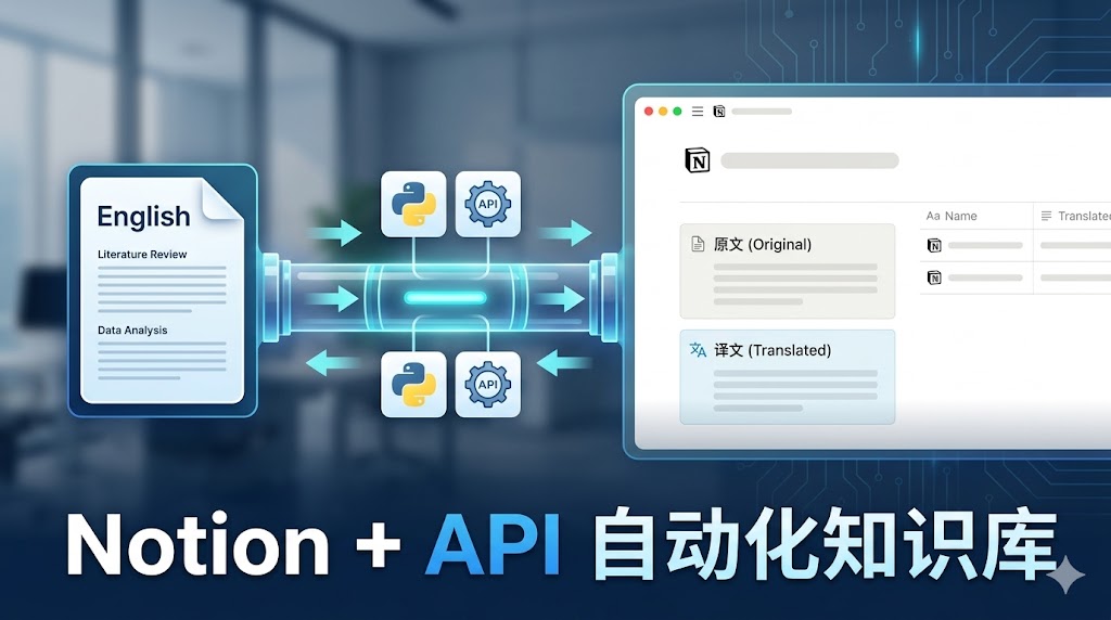 极客生产力：将有道翻译 API 接入 Notion，构建自动化的双语知识库