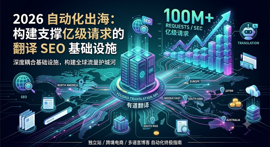 2026 自动化出海：构建支撑亿级请求的翻译 SEO 基础设施