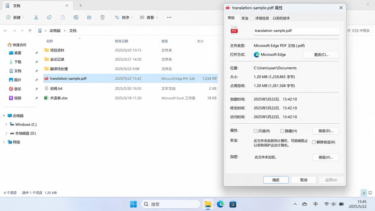 有道翻译文档上传失败时检查PDF格式大小和安全属性