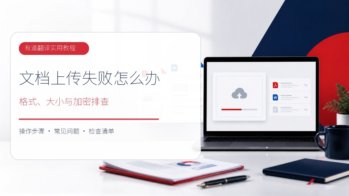 有道翻译文档上传失败怎么办？格式、大小、加密与网络排查